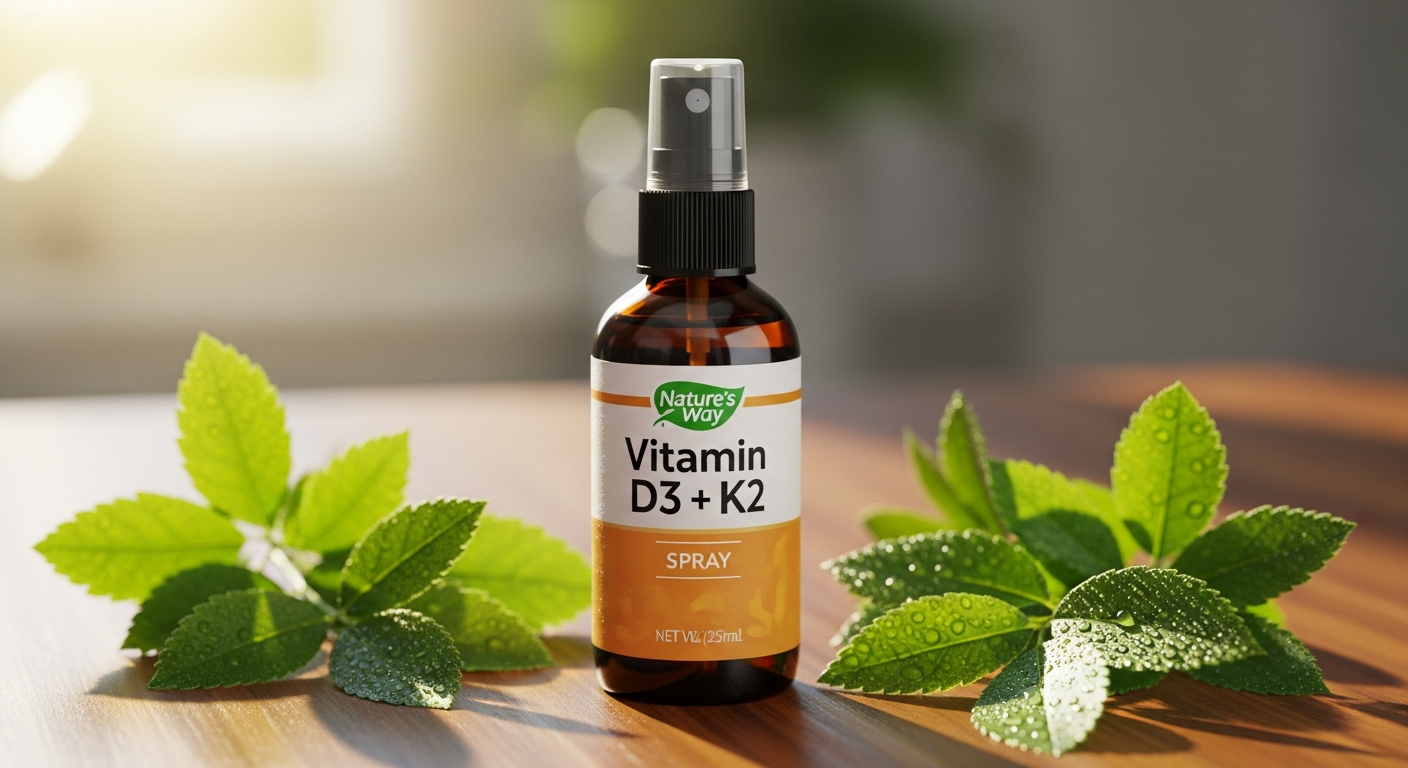 Nature’s Way Vitamin D3/K2 Spray: Convenient Oral Formula