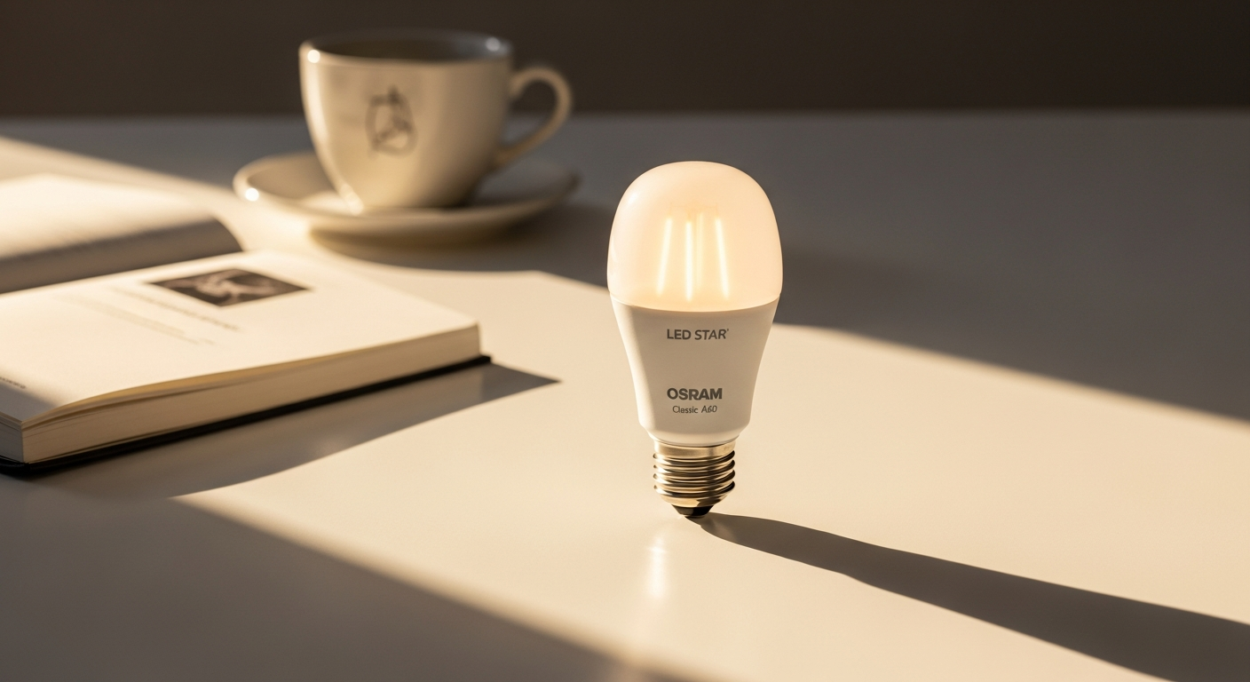 OSRAM LED STAR Classic A60 warm white energy-efficient light bulb product