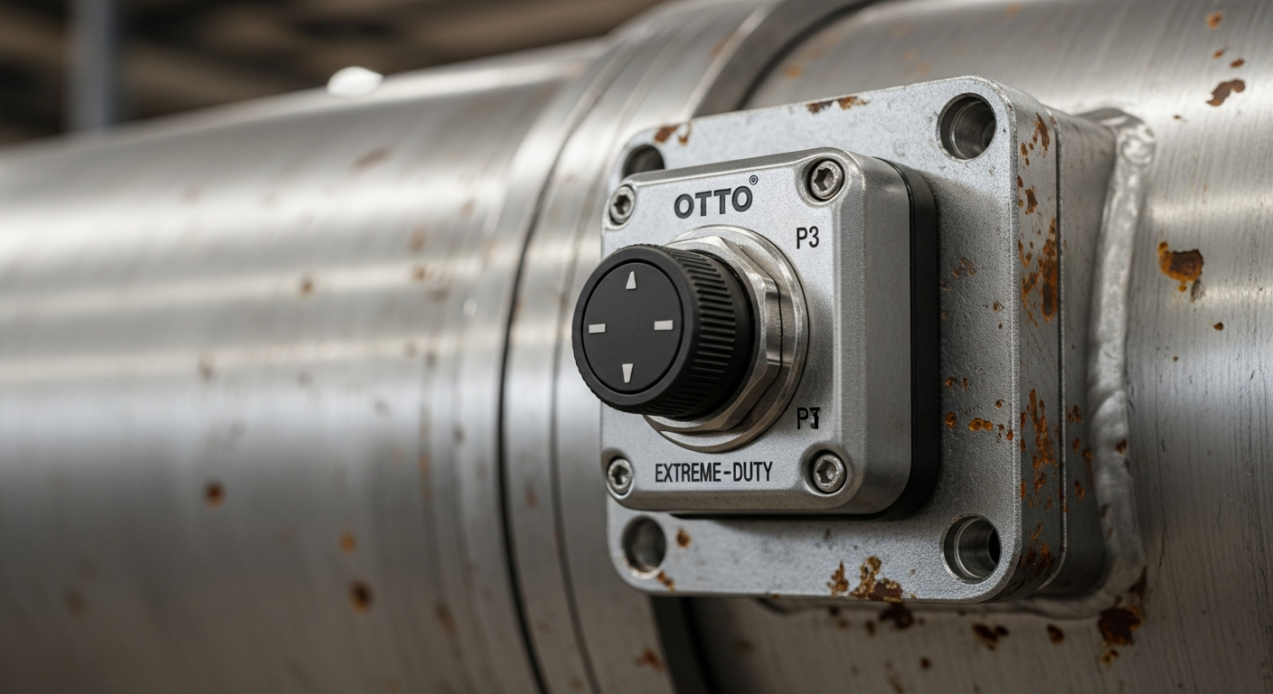 OTTO P3 Sealed Pushbutton Switch for Extreme Duty
