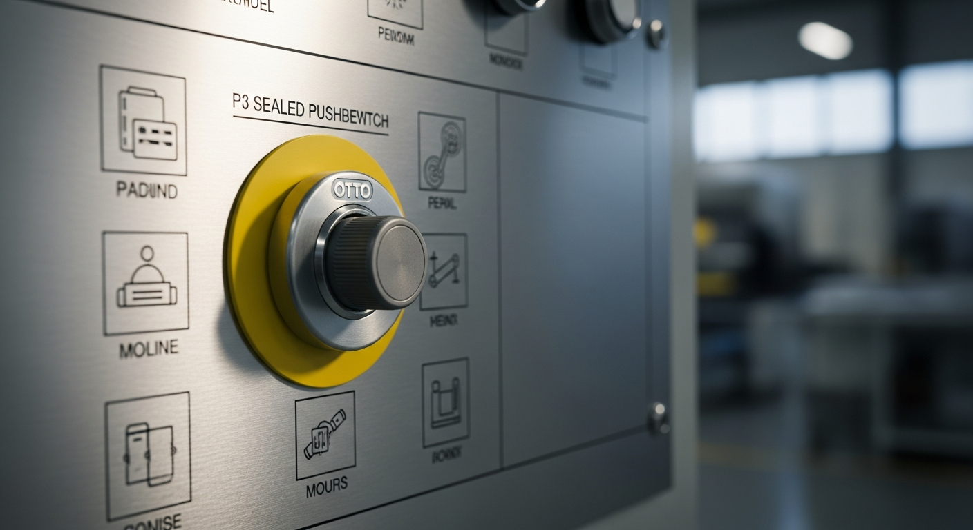 OTTO P3 Sealed Pushbutton Switch for Critical Applications