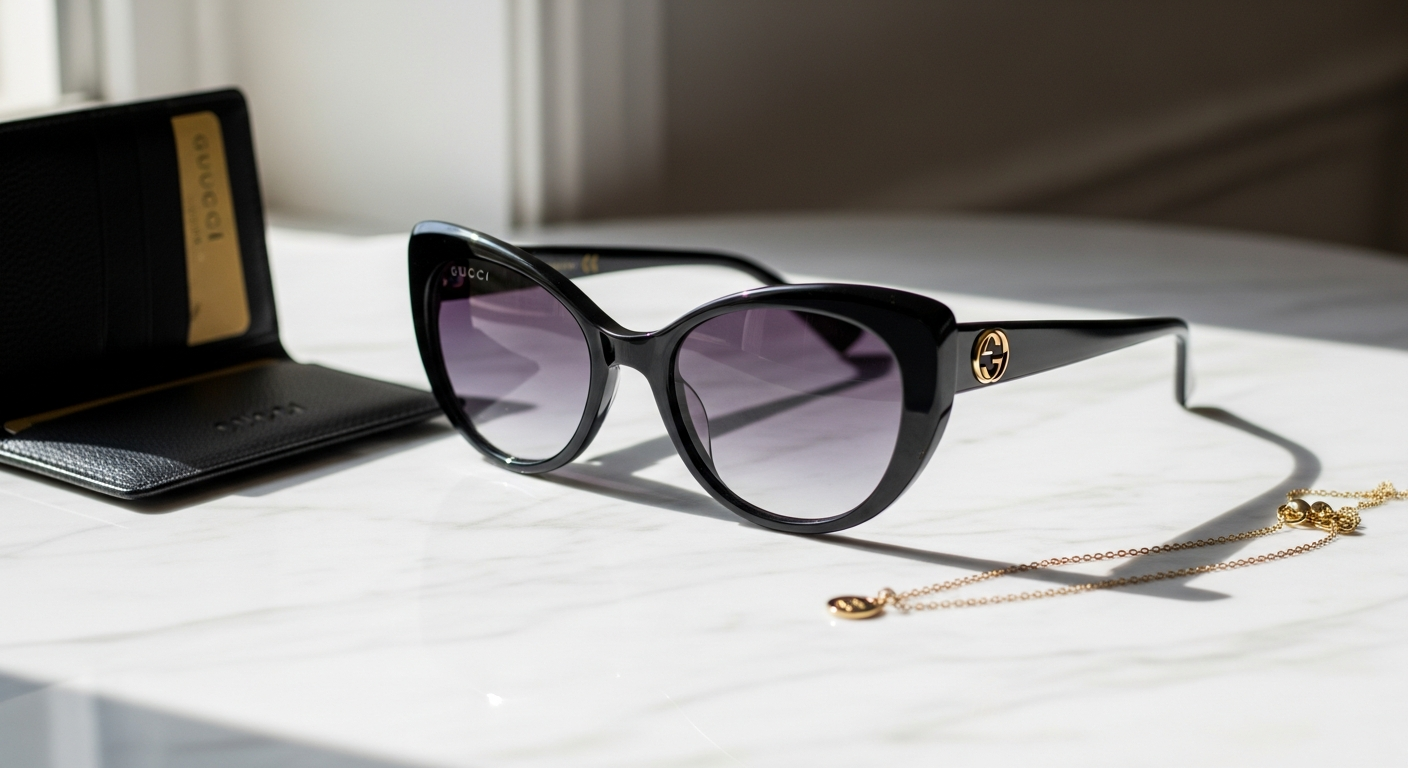 Gucci GG1680S Oval Cat-Eye Sunglasses Guide