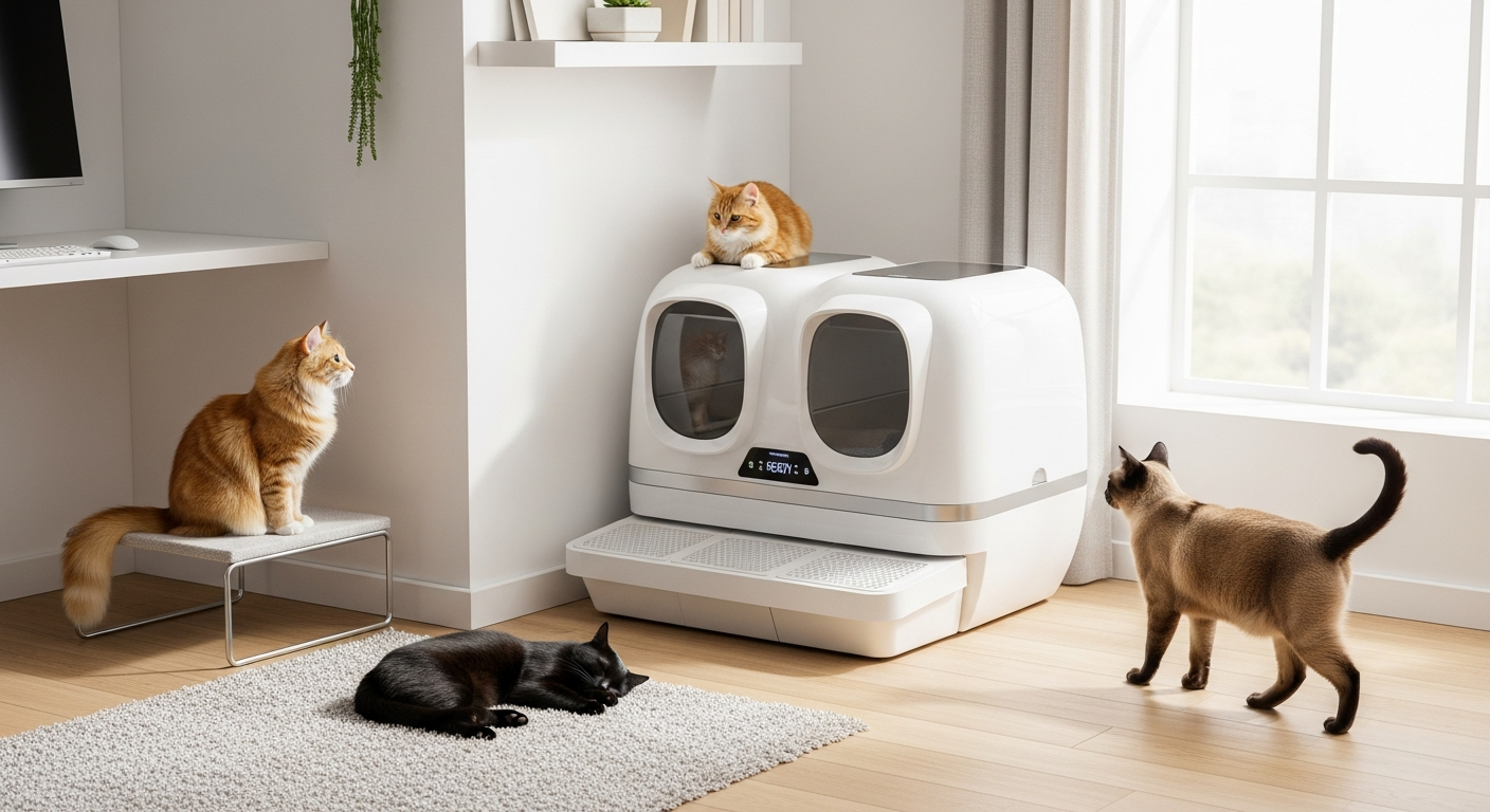 How the PetPivot AutoScooper Self-Cleaning Litter Box Helps Busy Cat Owners Save Time
