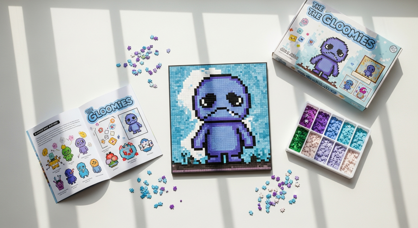 Pixel Art Kit The Gloomies: DIY Mosaic