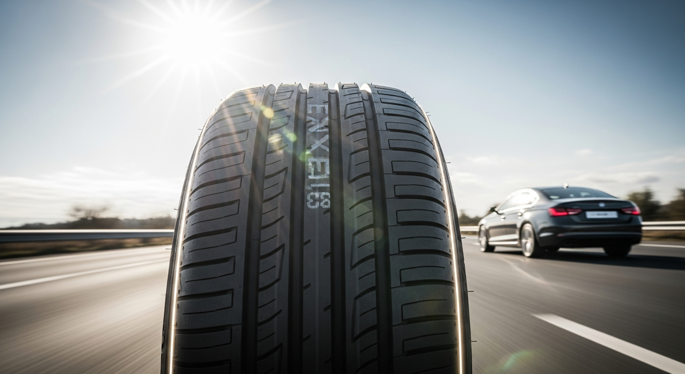 Nexen N'Blue HD Plus summer tire with asymmetric tread design pattern