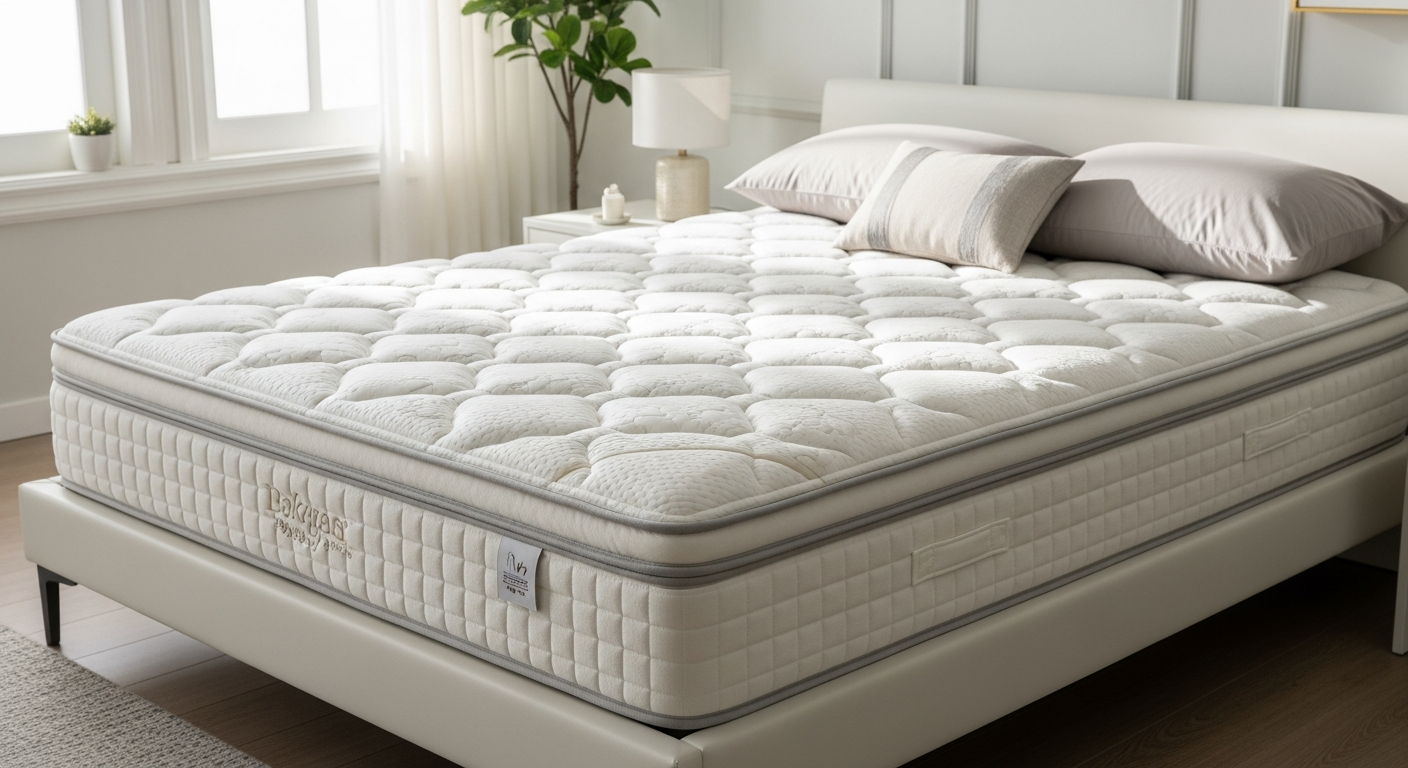 Prime Bed No. 1 luxury handcrafted continental mattress with natural materials