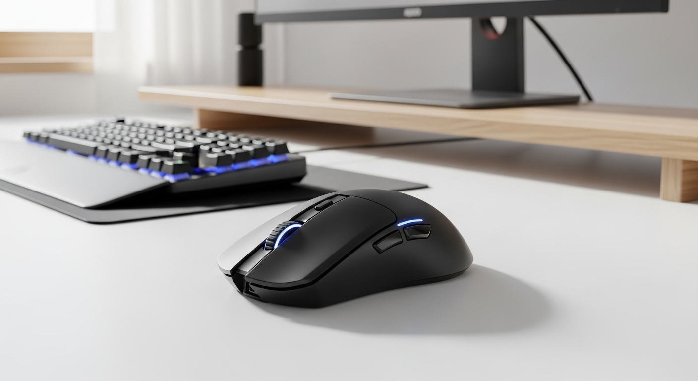 Rapoo VT2 wireless gaming mouse with 8K polling rate in red color variant
