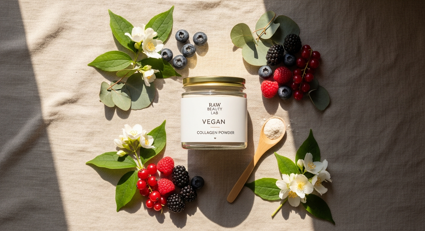 Raw Beauty Lab Vegan Collagen Powder Booster for natural collagen production