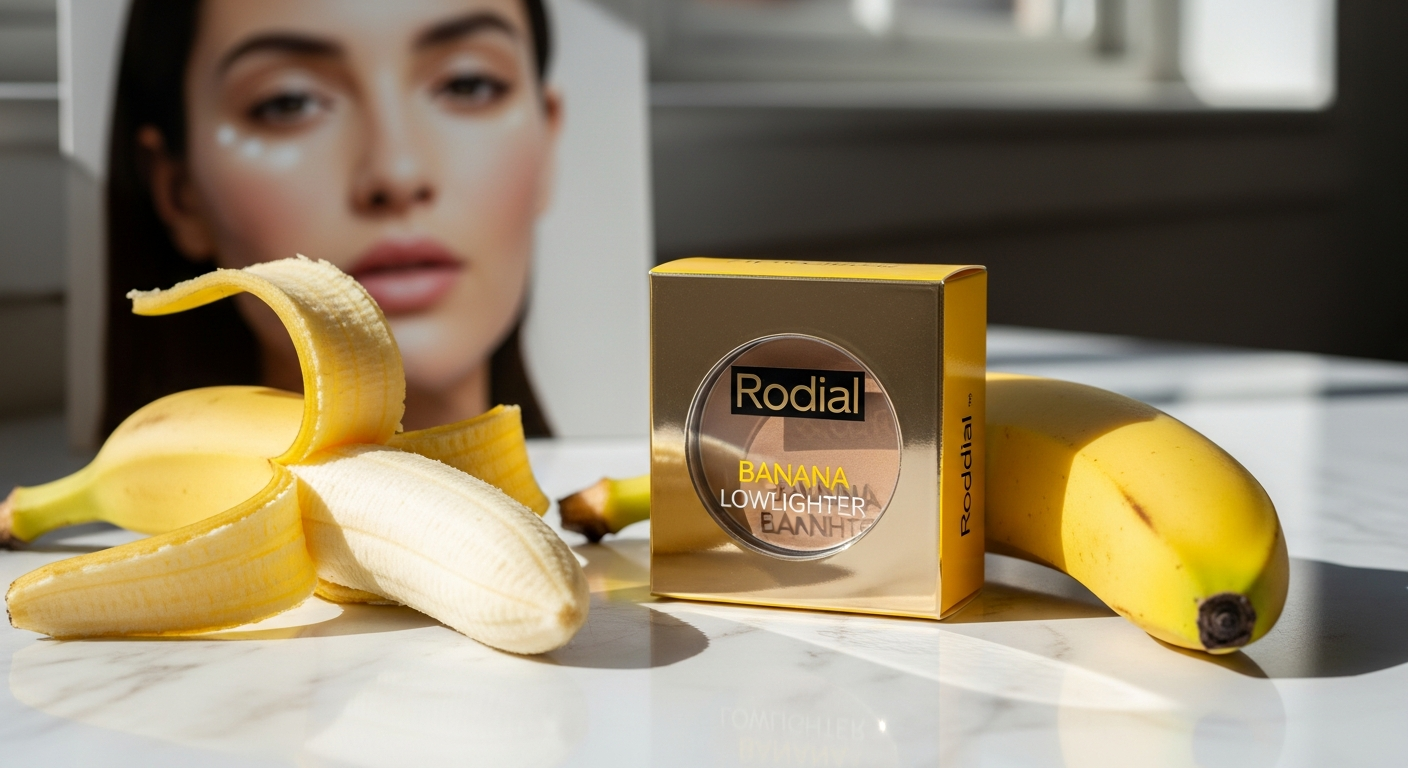 Rodial Banana Lowlighter brightening complexion enhancer product