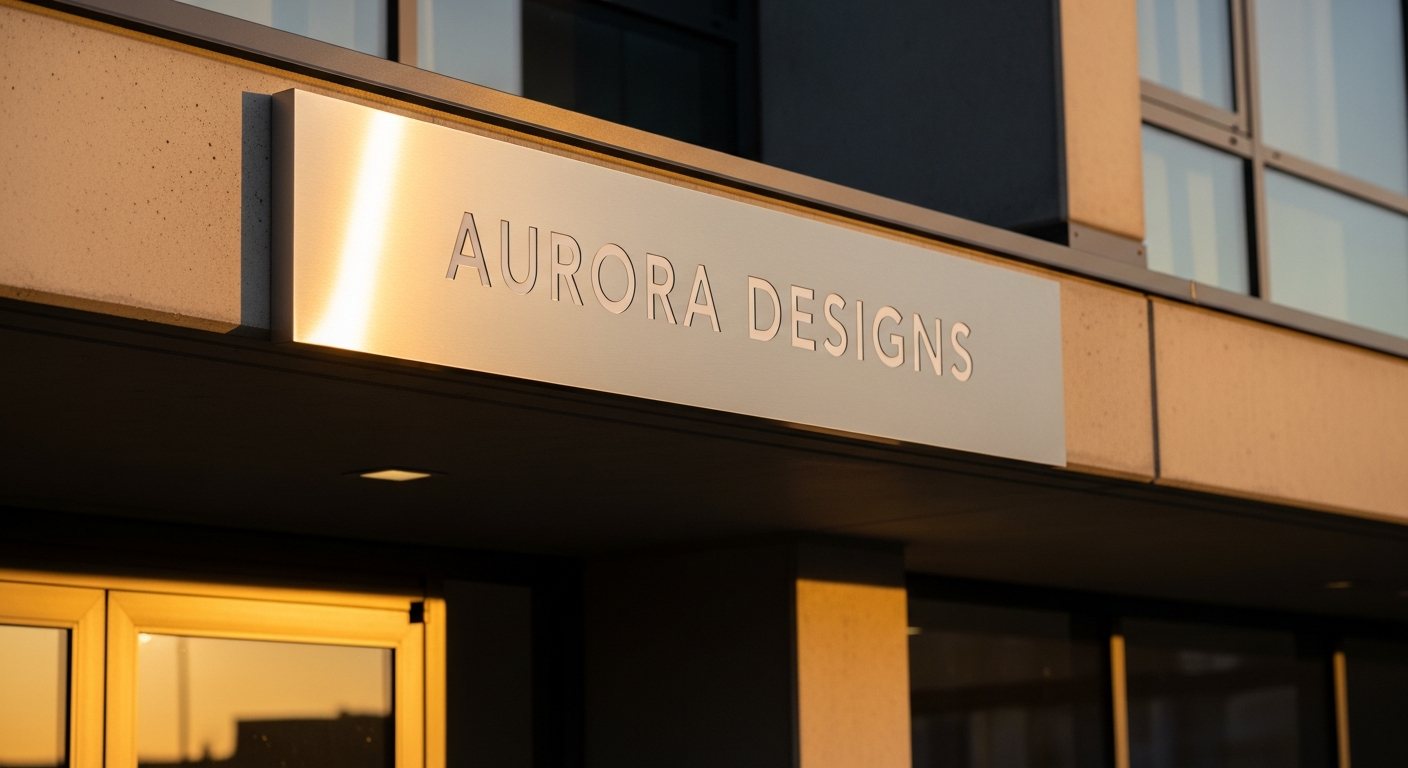 Custom Aluminum Signs with Text | Durable