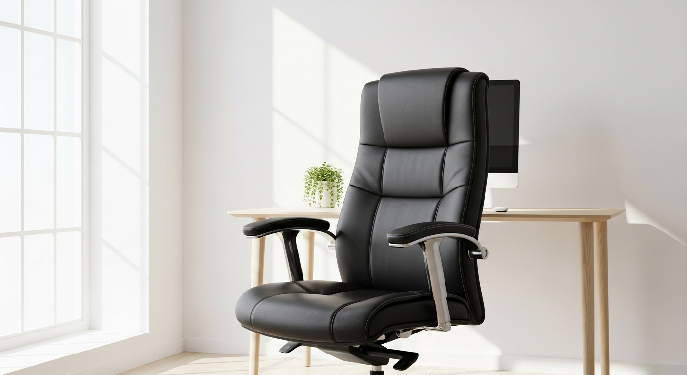 Sunaofe Boss Pro Leather Office Chair: Budget Ergonomic Seating