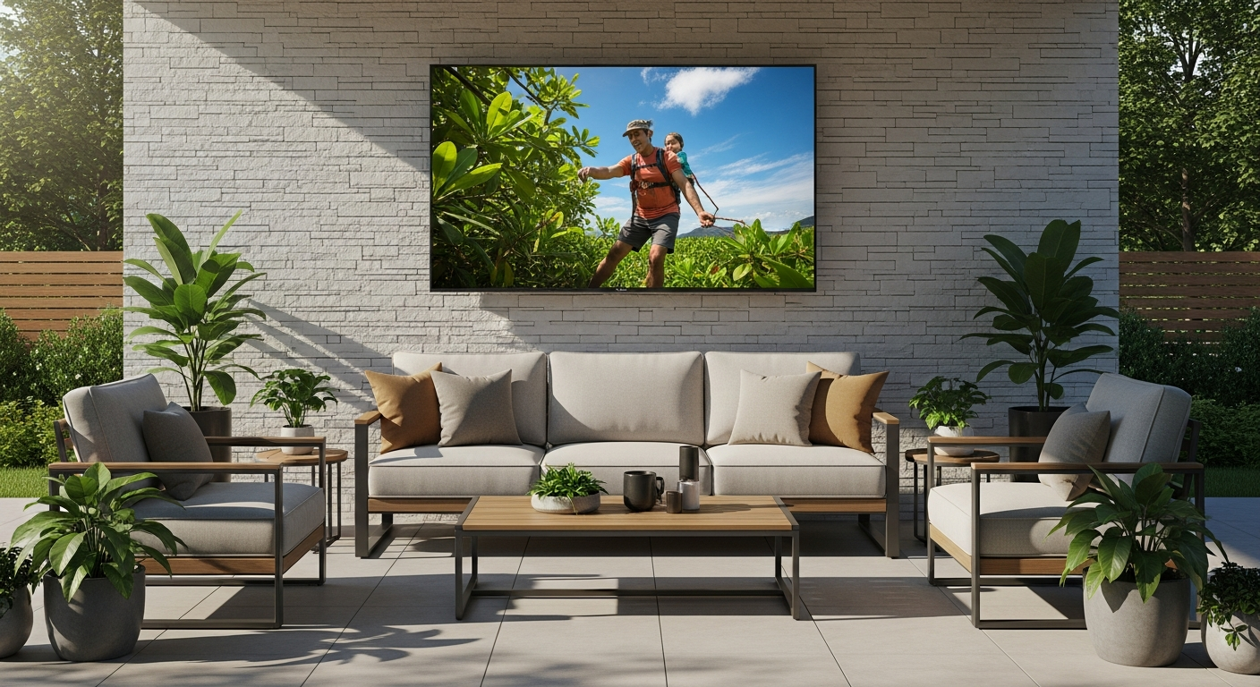 SYLVOX 55″ 2000Nit Google Outdoor TV Review