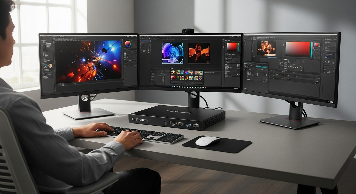 TESmart 8K KVM Switch for Creative Professionals