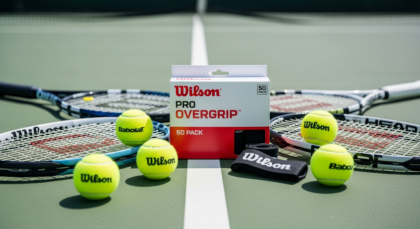 Wilson Pro Overgrip 50 Pack: Reliable Grip and Convenience for Frequent Tennis Players