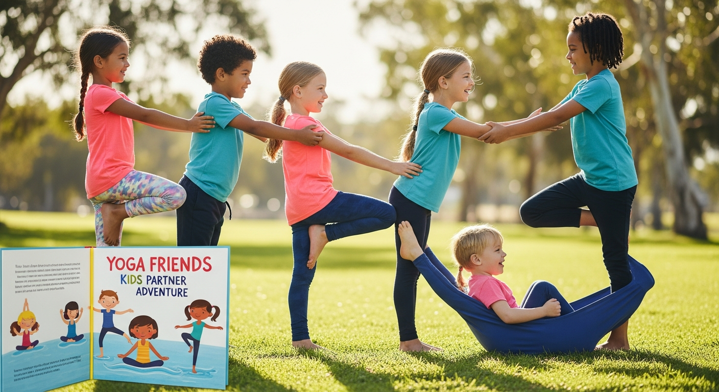 Yoga Friends Kids Partner Adventure Book Guide