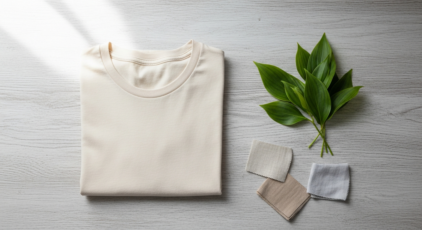 Uni-Polar Organic Cotton T-Shirt displayed as sustainable wardrobe foundation piece