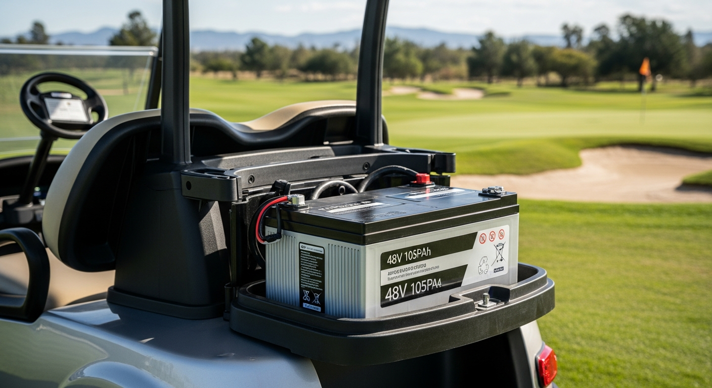 Vatrer 48V 105Ah LiFePO4 Golf Cart Battery