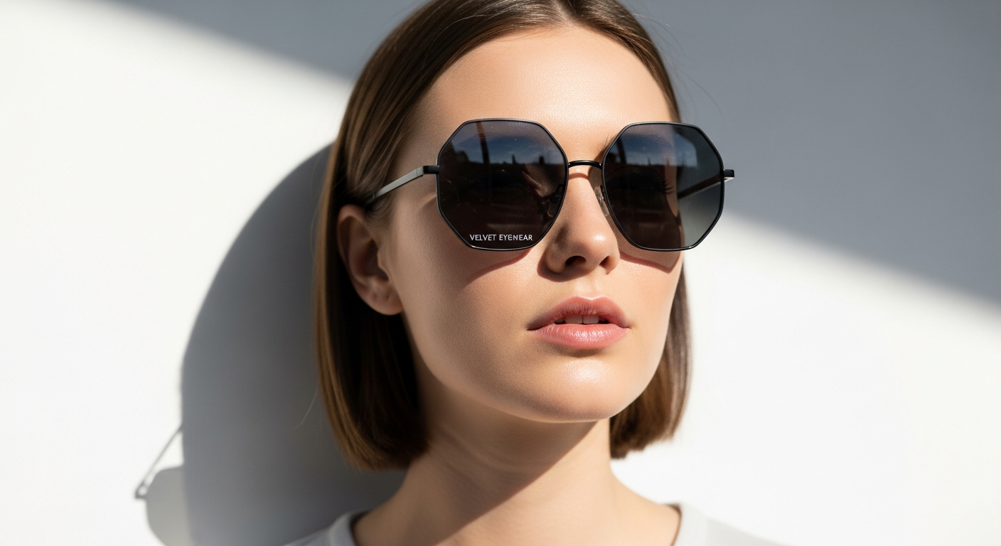 Nina Octagon Sunglasses: Geometric Frames for Every Face