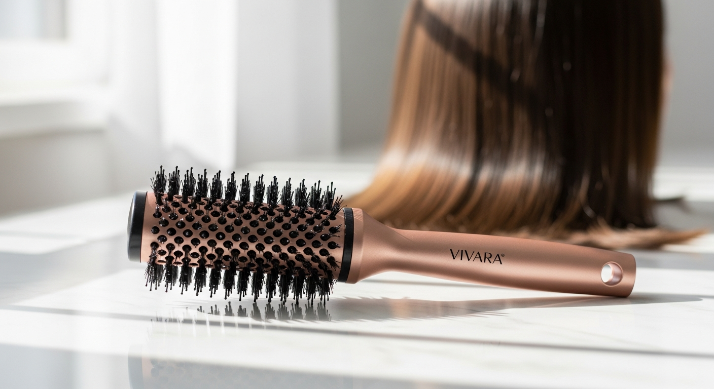 Vivara Multifunctional Hair Styler Brush with ionic technology and ergonomic design