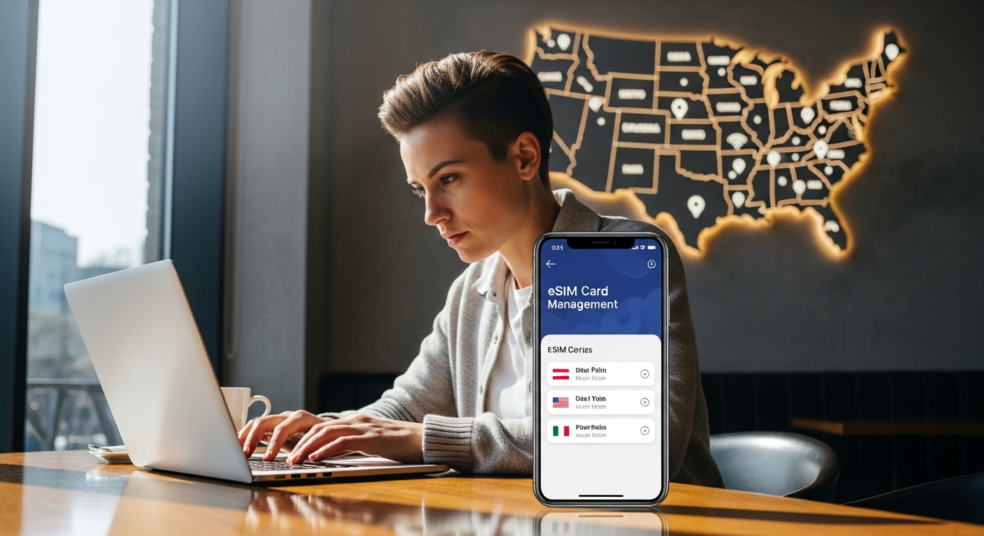 eSIMony USA Travel Data eSIM for Digital Nomads