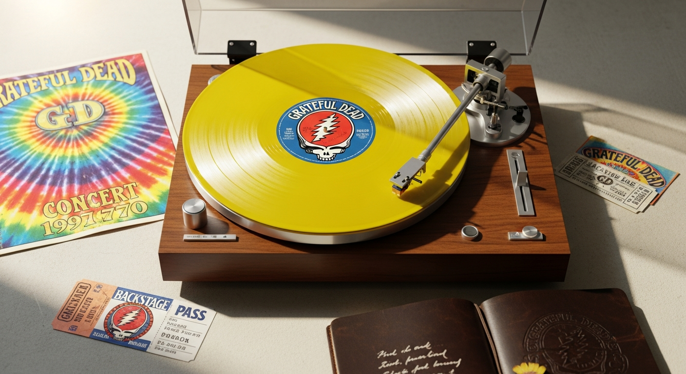 Grateful Dead Yellow Vinyl: Exclusive Collector’s Edition