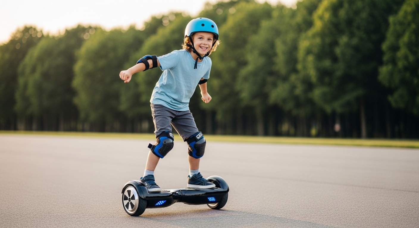 iHoverboard H1 Bluetooth kids hoverboard with LED lights and compact design