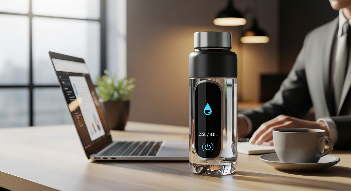 iNewMe NanoHydra Pro AI Smart Hydrator device with smart distance sensors and dual-pump technology