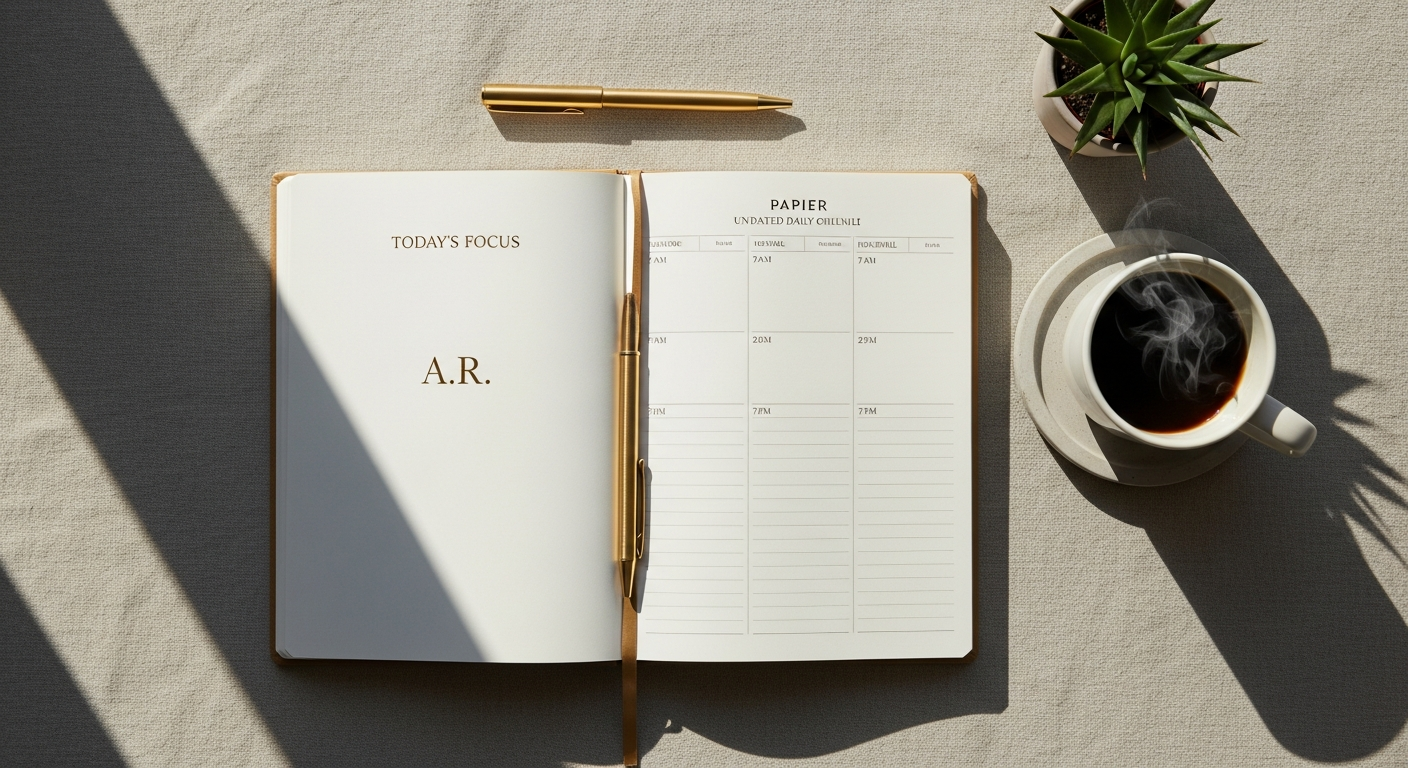 Papier Undated Daily Planner: Personalized Organization