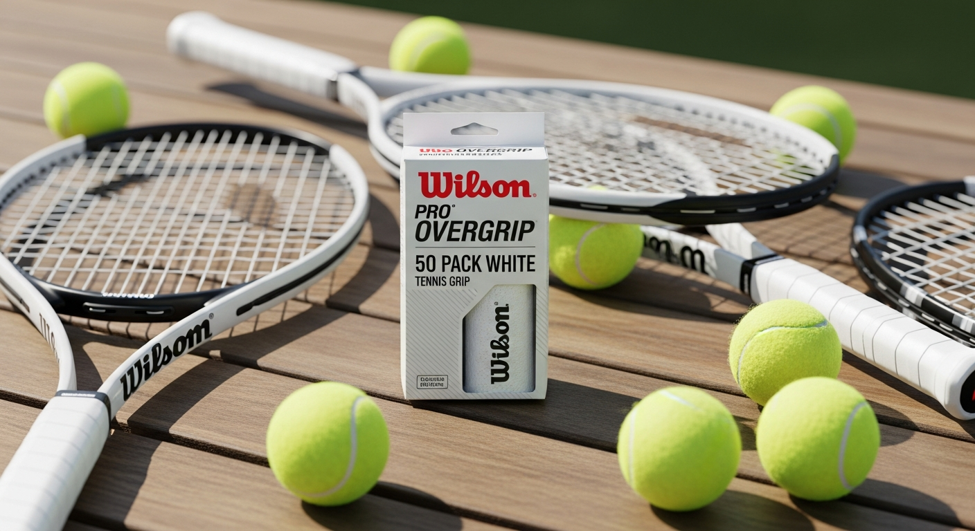 Wilson Pro Overgrip Tennis Grip 50 Pack White bulk tennis equipment